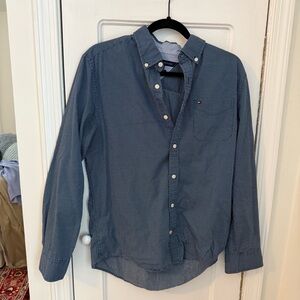 Tommy Hilfiger Navy Button-Down Shirt
